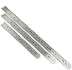 เครื่องวัดระดับ150<span class=keywords><strong>ม</strong></span><span class=keywords><strong>ม</strong></span>. ชุดคณิตศาสตร์<span class=keywords><strong>4</strong></span> 3<span class=keywords><strong>ม</strong></span>. สำหรับโต๊ะเลื่อนเห็นไม้บรรทัดสแตนเลสยืดหยุ่น30นิ้ว - Product Image 1