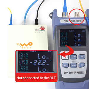 Cầm tay Pon OPM quang điện <span class=keywords><strong>Meter</strong></span> Mini Tester 1310/1490/1550nm FTTH sợi quang cáp thiết bị công cụ cho FTTx bpon/epon/GPON - Product Image 6