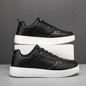 Scarpe da ginnastica Casual con LOGO personalizzato <span class=keywords><strong>basse</strong></span> da Skateboard con lacci solide scarpe da <span class=keywords><strong>uomo</strong></span> alla moda scarpe da passeggio traspiranti - Product Image 2