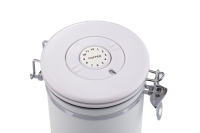 Ensemble de pots à épices ronds en acier inoxydable pour thé et café Pot multifonctionnel étanche à l'humidité scellé sous vide