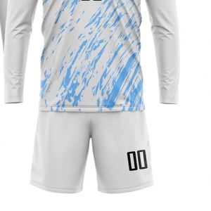 New Quality Soccer Uniform <b>Long</b> Sleeve Football Jersey Set Sublimated Team Sportswear Breathable Polyester <b>Match</b> Training Sport - Product Image 4