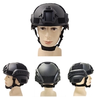 Casque tactique rapide Casque d'équipement de jeu de Paintball noir