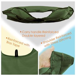 Tùy chỉnh in ấn logo Ripstop máy có thể giặt 190T polyester hàng tạp hóa gấp Tote Túi tái sử dụng rPet có thể gập lại mua sắm túi - Product Image 4