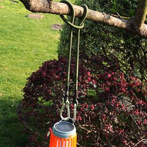 Cuerda elástica para almacenamiento de carritos de camping, nailon de 8mm, azul oscuro, 30cm, 60cm, 90cm, 120cm, uso en exteriores con cuatro ruedas - Product Image 3