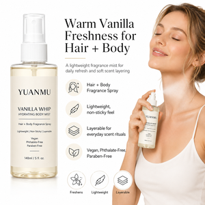 Spray Corporal Hidratante <span class=keywords><strong>con</strong></span> Aroma Dulce a Almendra y Azúcar, Fragancia Gourmand para Cabello y Cuerpo, Bruma Corporal <span class=keywords><strong>con</strong></span> Aroma a Vainilla para Mujer - Product Image 2