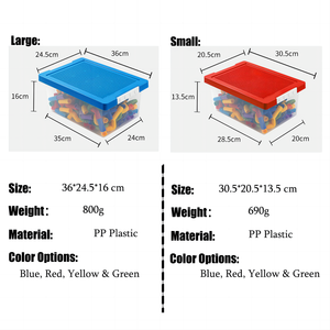 Caja <span class=keywords><strong>de</strong></span> juguetes <span class=keywords><strong>de</strong></span> plástico para niños, piezas ensambladas, bloques <span class=keywords><strong>de</strong></span> construcción, caja <span class=keywords><strong>de</strong></span> plástico, contenedor <span class=keywords><strong>de</strong></span> almacenamiento <span class=keywords><strong>de</strong></span> artículos diversos <span class=keywords><strong>de</strong></span> plástico <span class=keywords><strong>de</strong></span> alta calidad, pequeña capacidad - Product Image 2
