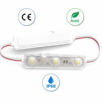 Module LED en aluminium étanche IP65 12V DC 1.5W avec puces SMD 2835/5630/5730/5054/5050, blanc froid, pour usage extérieur, design coréen
