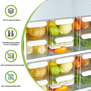 Wholesale Refrigerator Organizer Containers Set Kitchen Egg Fruit <strong>Fridge</strong> <strong>Storage</strong> Bins Plastic Container Box <strong>for</strong> <strong>Fridge</strong> - Product Image 2