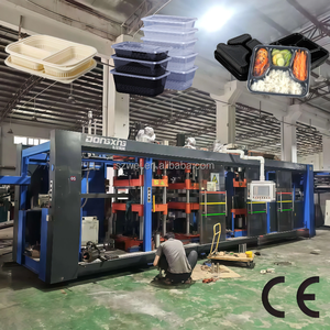 Machine de thermoformage automatique de plastique d'<span class=keywords><strong>occasion</strong></span> certifiée CE pour barquettes de semis et contenants alimentaires à emporter, matériaux <span class=keywords><strong>PS</strong></span>/PET/PP - Product Image 1