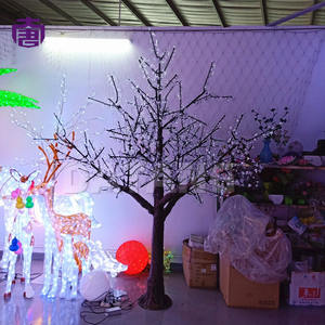 Exquisita Lámpara LED con Forma de Árbol de Flores de Cerezo, con Hermosas Flores, para Decoración de Resorts, Plazas, Centros Comerciales, Calles y Festivales, en Venta - Product Image 4