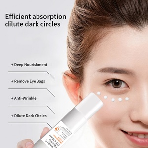 Crème pour les yeux raffermissante, éclaircissante, anti-cernes, enrichie en vitamine C, certifiée Halal, OEM ODM - Product Image 1