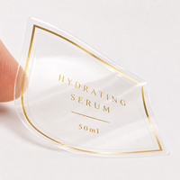 Étiquettes rondes transparentes personnalisées en gros, autocollants personnalisés transparents, rouleaux d'autocollants avec logo