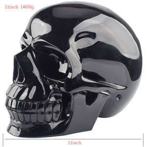 11 ~ <span class=keywords><strong>13</strong></span> inch cực lớn tinh thể tự nhiên chữa bệnh bằng Tay Chạm Khắc hộp sọ pha lê Obsidian để thiền - Product Image 4