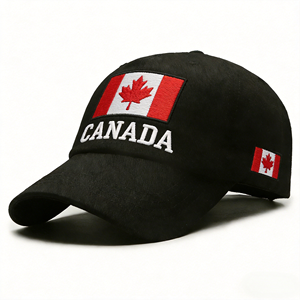 Casquette de baseball imperméable en tissu Dobby avec logo personnalisé et drapeau national, broderie à la main pour les fans de sport, réglable, respirante, protection solaire, pour l'extérieur - Product Image 4
