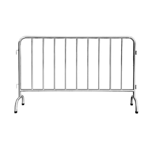 Vente directe usine – Barrière temporaire de contrôle des foules de 6 pieds, barrières piétonnières galvanisées, <span class=keywords><strong>barricade</strong></span> française, modélisation 3D, durable - Product Image 6