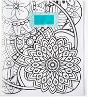 Tableau de coloriage Mandala géant personnalisable (image/taille) – Poster DIY vierge pour dessin et gribouillage – Décoration murale pour enfants, maison et école