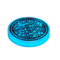 Socle de tasse LED rechargeable avec télécommande et 16 options de couleur pour une utilisation en voiture, camion, bateau ou au comptoir de bar
