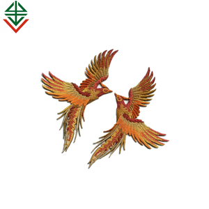 Écussons de Broderie Personnalisés Phoenix <span class=keywords><strong>Phenix</strong></span> Oiseaux Cèdre Or Dessin Animé pour Enfants Écusson de Broderie - Product Image 6