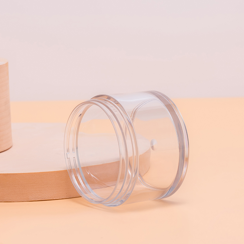 KG-J68R Skincare Cream Jar 105ml 120ml PET Plastic Cosmetic Jar Face Cream Body Butter Containers Jars with Lids