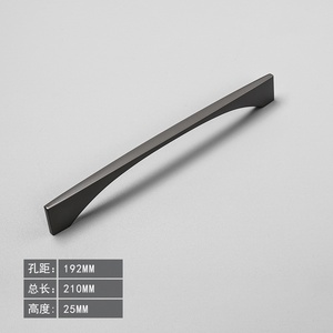Modern Minimalist Zinc Alloy Pull Handle for Wardrobe Cabinet Dresser Kitchen Bedroom Bathroom Drawer <b>Door</b> - Product Image 6
