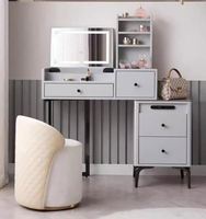 Vente de meubles de chambre à coucher sur mesure, style minimaliste moderne, design de luxe, pour hôtel, villa, bureau de maquillage