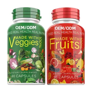 90 capsule di frutta e 90 verdure frutta e verdura/integratori alimentari