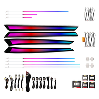 Éclairage d'ambiance arc-en-ciel 64 couleurs pour Mercedes-Benz Classe E 2010-2015 W212, accessoires de garniture de lampe d'ambiance intérieure de voiture