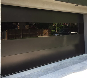Vente en gros d'usine Porte de <span class=keywords><strong>garage</strong></span> moderne personnalisée en aluminium Portes de <span class=keywords><strong>garage</strong></span> automatiques sectionnelles à enroulement - Product Image 6