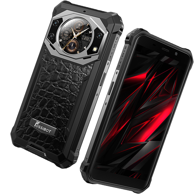 Fossibot F101Pro 10600mAh Massive Battery Shockproof Waterproof Dual Screen Rugged Mobile Phone for Entertainment and Harsh Site