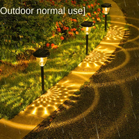 Petite lampe solaire LED pour pelouse, lumière de nuit pour jardin extérieur, étanche IP65 avec batterie pour cour, sol, paysage, maison
