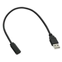 Câble USB 5A mâle A vers USB C femelle à montage sur panneau avec gaine en PVC à double blindage en cuivre pur et fixation par vis