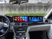 Unit kepala Radio mobil, layar 4K 25.6 inci Android 13.0 Qualcomm untuk Mercedes C Class W204 2011-2014 NTG4.5 Audio Stereo mobil LHD RHD