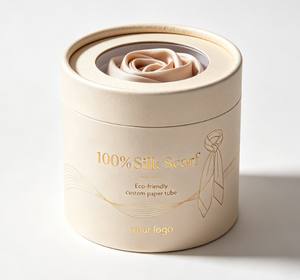 Eco Custom Luxury Gift Box Paper Packaging Underwear Cardboard Tube Box Cylinder <b>Socks</b> and Clothing Packaging With Window - Product Image 1
