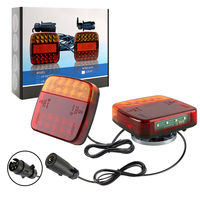 Fournisseur direct d'usine de feux de freinage LED universels européens et américains sans fil magnétiques pour camions et fourgonnettes