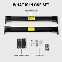 Cross Bar Roof Rack untuk Tank 300 400 500 4WD SUV, Rel Bagasi Aluminium untuk Camping dan Perjalanan Overland