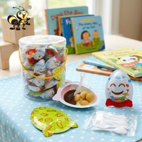 Vente en gros, Fournisseur d'usine OEM : Gobelet en chocolat en forme d'œuf avec jouet à l'intérieur, collation amusante pour enfants, cadeau de fête