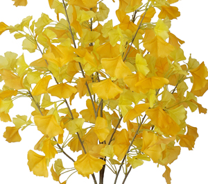120CM Artificielle Ginkgo Bonsaï <span class=keywords><strong>Arbre</strong></span> Vert/Jaune <span class=keywords><strong>Couleur</strong></span> Plastique Décoratif Plante D'intérieur - Product Image 4