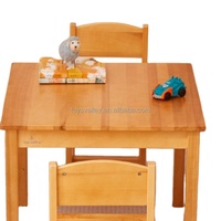 Ensemble table et chaise d'étude pour enfant en bois, design moderne pour chambre, salon et école, caractéristiques de sécurité et écologiques