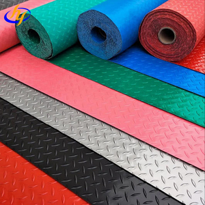 Revêtement de sol de garage protecteur en PVC, vente en gros d'usine, rouleau de revêtement de sol en vinyle linoléum avec support en feutre, anti-salissure et imperméable - Product Image 2