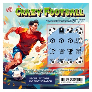 Tarjeta de Lotería Personalizada, Impresión Digital de Fábrica OEM, Venta al por Mayor de Tarjetas de Lotería Personalizadas para Raspar - Product Image 6