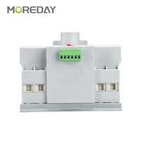 Interrupteur de transfert automatique MOREDAY 63A 2P 3P 4P, contrôleur ATS, commutateur de transfert double alimentation