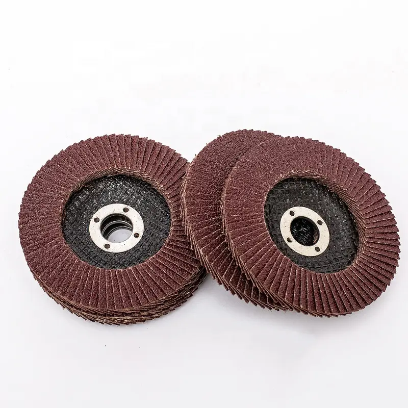 Aluminum Oxide Flap Disc 125mm Abrasive Flap Wheel Discs Rigid Flap Disc for Metal Grinding