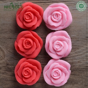 قوالب نيكول 6 تجويفات من السيليكون للكعك الفوندان, قوالب من السيليكون للصنع الصابون ، أشكال يدوية - Product Image 4