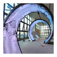 Servicio OEM, Mejor Precio, Pantalla LED Flexible 4K a Todo Color, Panel Creativo con Enfriamiento Eficaz, Video Wall LED Curvo Personalizado