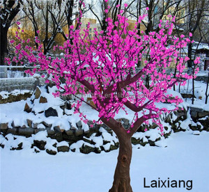 Red Led <strong>Lighted</strong> Cherry Blossom Tree <strong>Branches</strong> Led Tree Light Pine Leaf - Product Image 3
