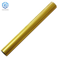 Rouleaux de feuille de transfert PET multicolores et multi-tailles, feuille de transfert or et argent pour imprimante laser