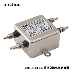 Filtro EMI Anzhou AN-20A4B23B 20A Monofásico para Corriente Alterna, Filtro de Modo Común - Product Image 1