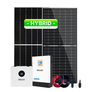 All In One Hybrid 30kw Generator Panneau Solaire Et Batterie 3kva 5kw 6kw 8kw 12kw Hybrid Solar Power System For Home - Product Image 2