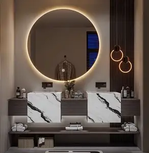 Aiweiluo Meuble lavabo de salle de bain design moderne Meuble-lavabo mural modulaire intelligent