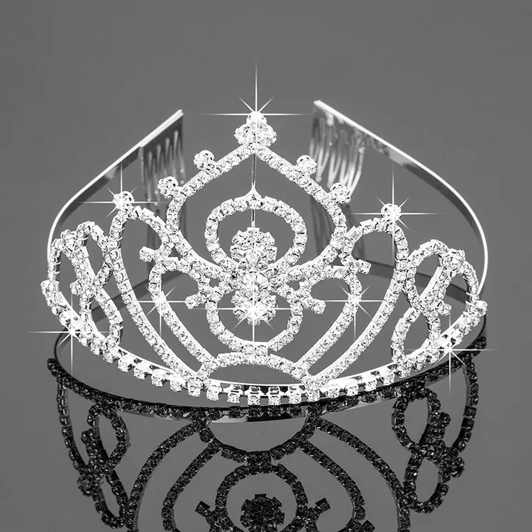 Elsa Beauty Queen Kronen Braut verdienen es, die Rolle von Europa und den Vereinigten Staaten Hochzeit Krone Kristall Diamant zu spielen